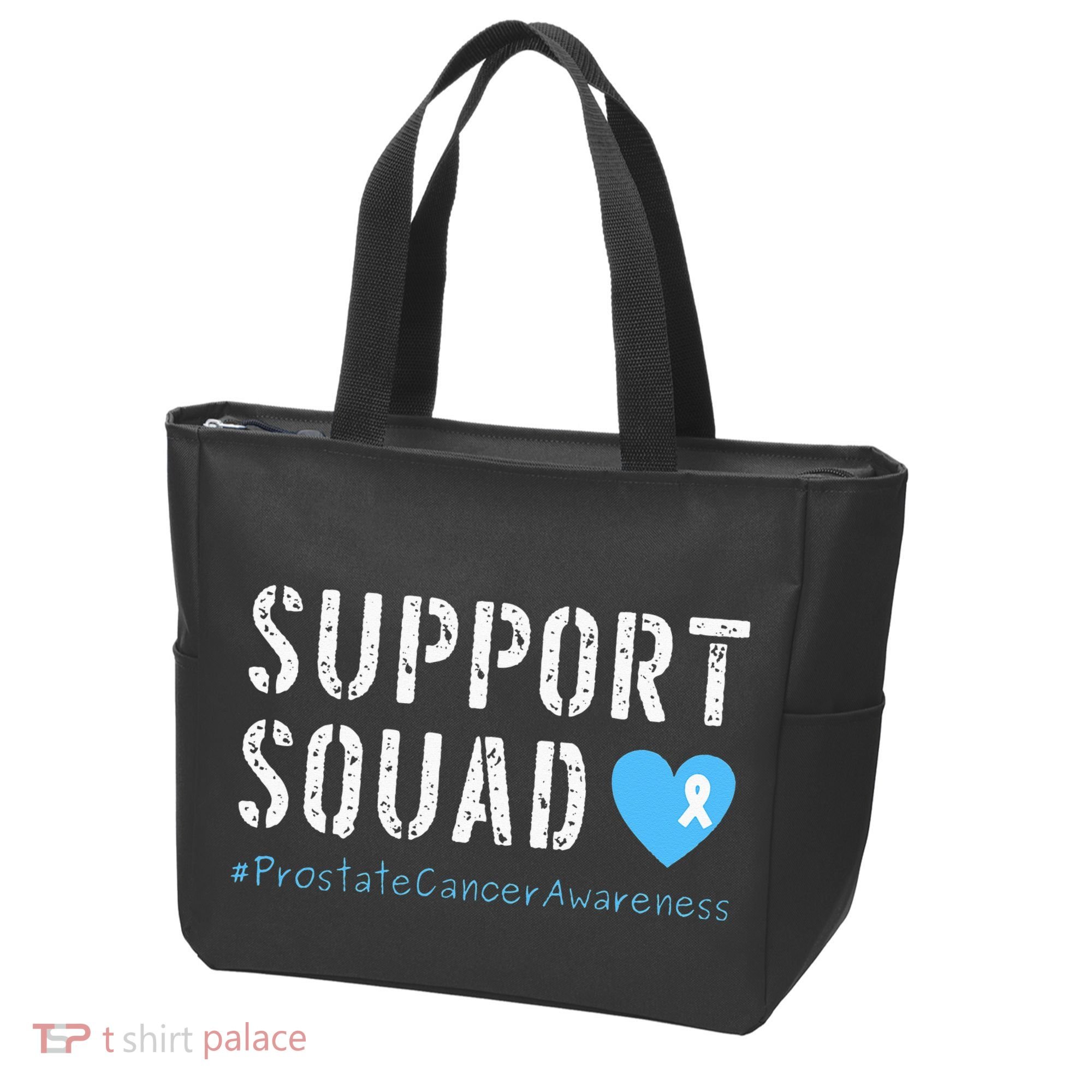 Support Squad Prostate Cancer Awareness Tote Bag