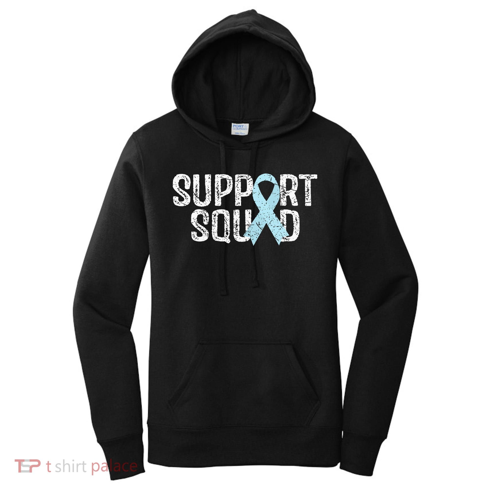Support Squad Prostate Cancer Awareness Women's Hoodie