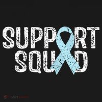 Support Squad Prostate Cancer Awareness Kids Sweatshirt thumb 2