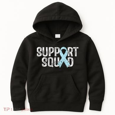 Support Squad Prostate Cancer Awareness Kids Hoodie