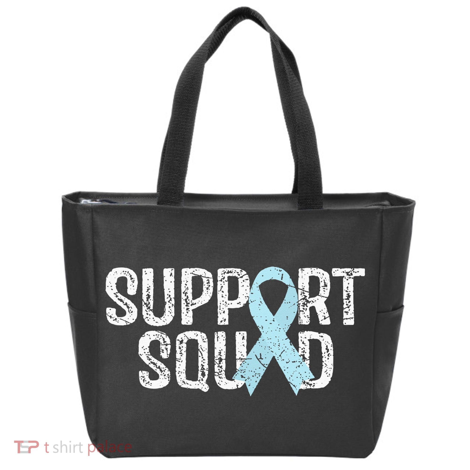 Support Squad Prostate Cancer Awareness Tote Bag