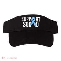 Support Squat Prostate Cancer Awareness Blue Ribbon Survivor Visor thumb 0