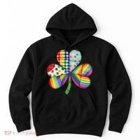 Shamrock St Patrick S Day Irish Clover Hoodie thumb 0