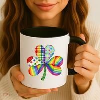 Shamrock St Patrick S Day Irish Clover Coffee Mug thumb 3