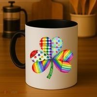 Shamrock St Patrick S Day Irish Clover Coffee Mug thumb 4