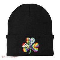 Shamrock St Patrick S Day Irish Clover Beanie thumb 0
