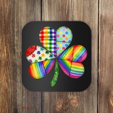 Shamrock St Patrick S Day Irish Clover Coaster
