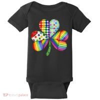 Shamrock St Patrick S Day Irish Clover Baby Bodysuit thumb 0
