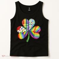 Shamrock St Patrick S Day Irish Clover Tank Top thumb 2