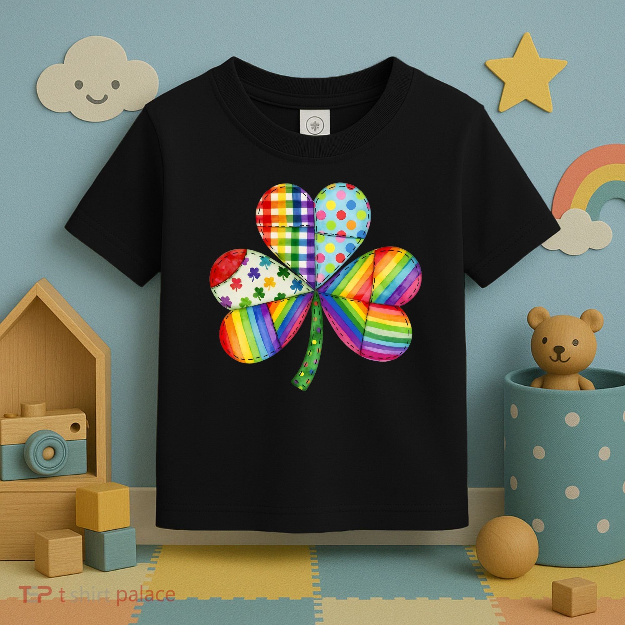 Shamrock St Patrick S Day Irish Clover Toddler T-Shirt