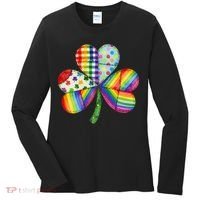 Shamrock St Patrick S Day Irish Clover Women's Long Sleeve Shirt thumb 0