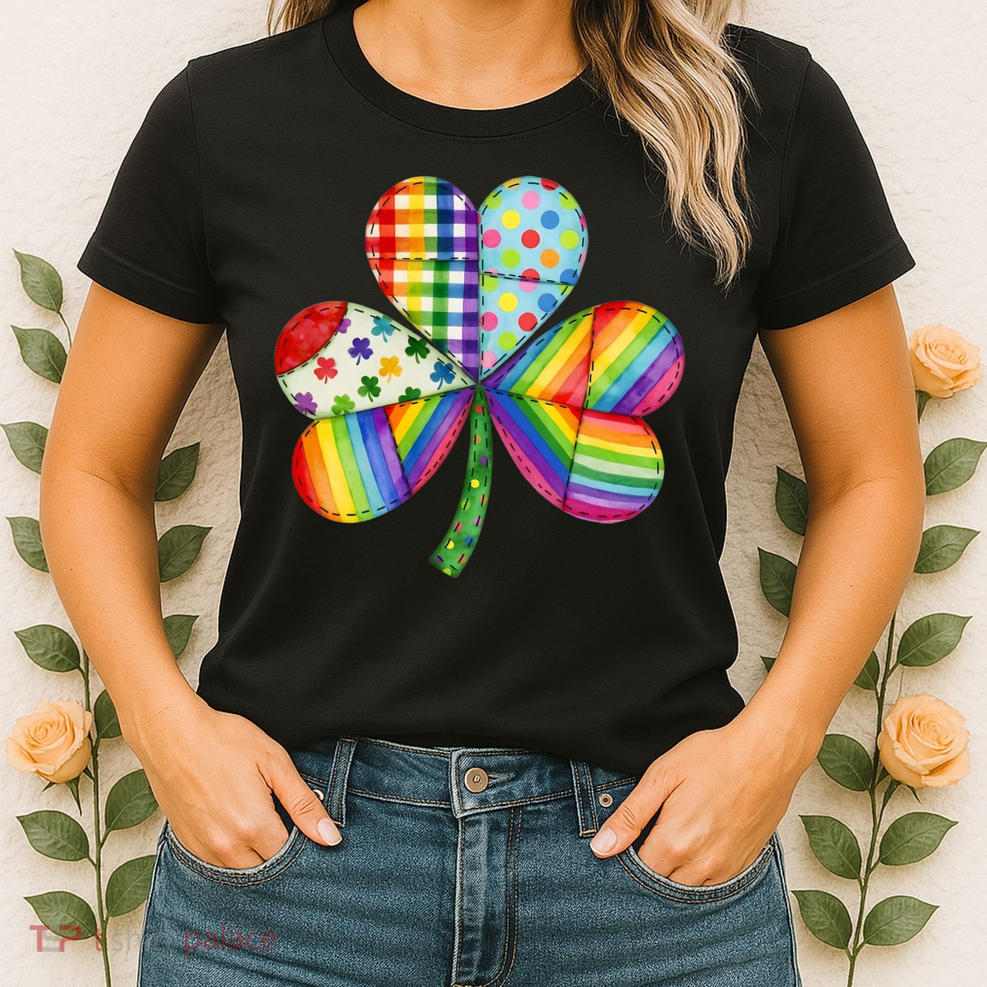 Shamrock St Patrick S Day Irish Clover Women's T-Shirt