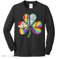 Shamrock St Patrick S Day Irish Clover Kids Long Sleeve Shirt thumb 0