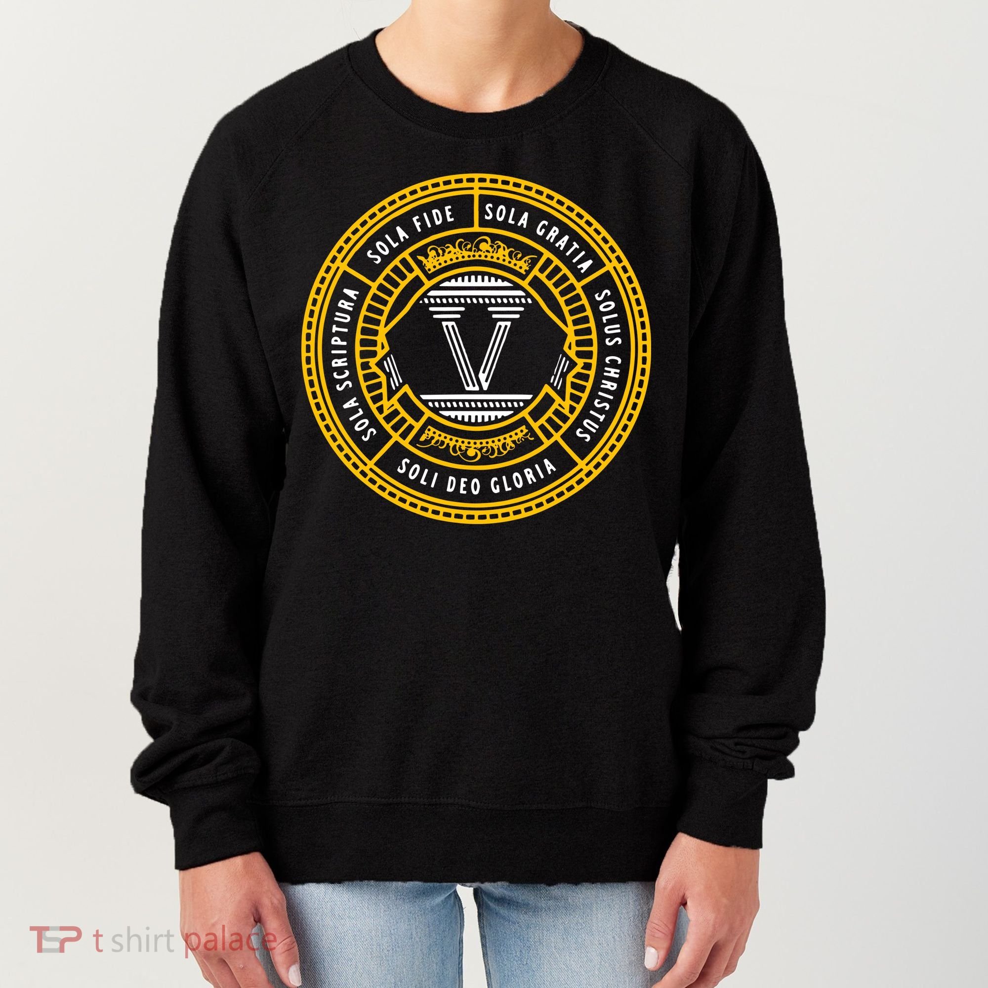 Sola Scriptura Protestant Christian Reformation 5 Solas Women's Sweatshirt