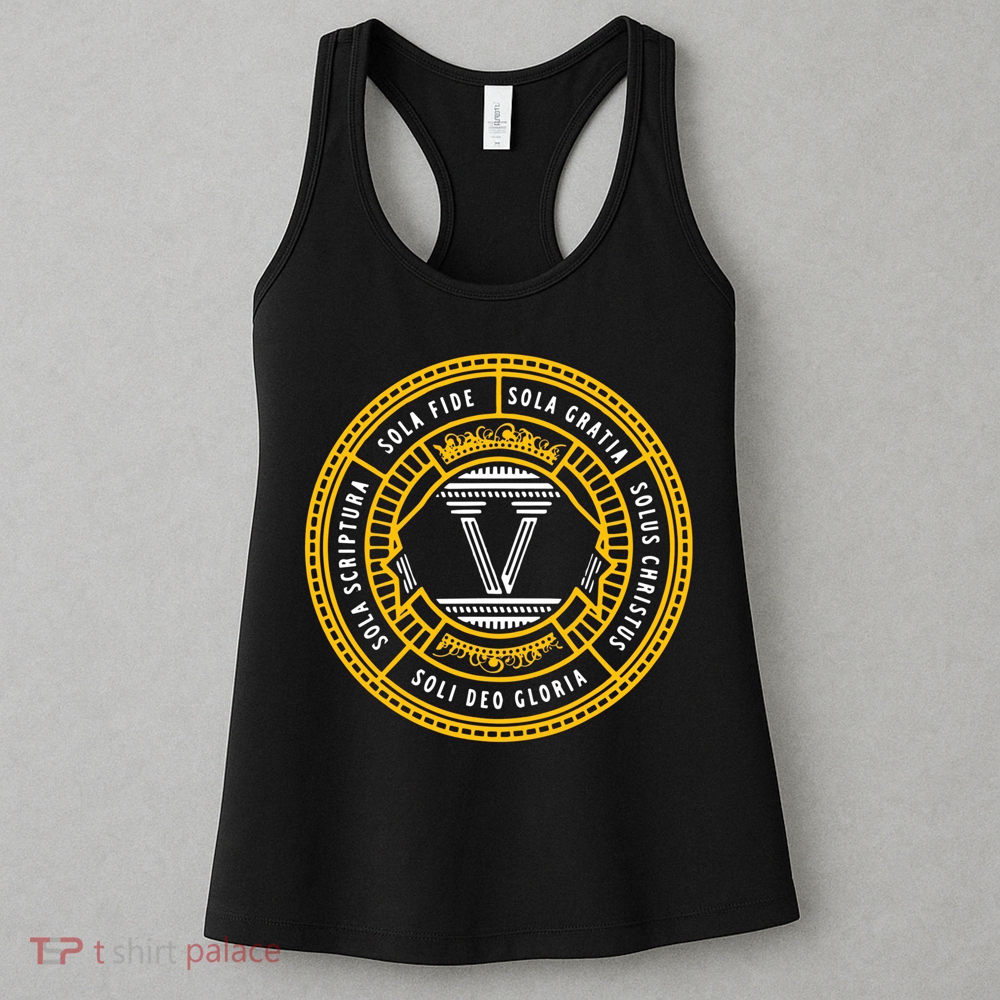 Sola Scriptura Protestant Christian Reformation 5 Solas Women's Tank Top