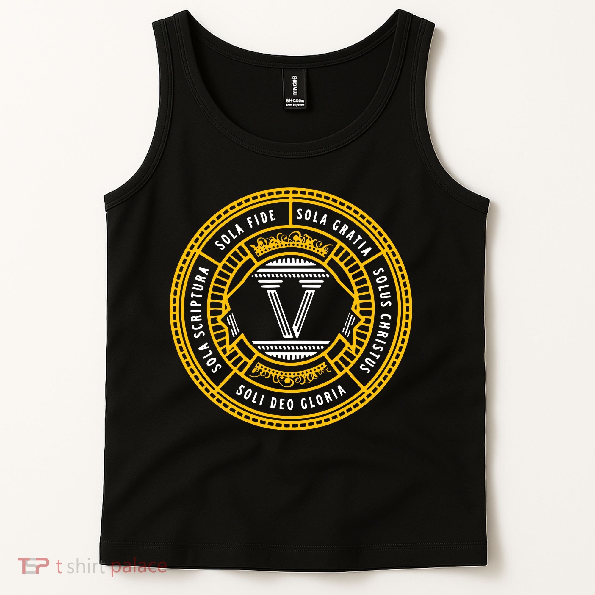 Sola Scriptura Protestant Christian Reformation 5 Solas Tank Top