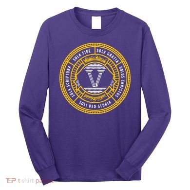 Sola Scriptura Protestant Christian Reformation 5 Solas Long Sleeve Shirt