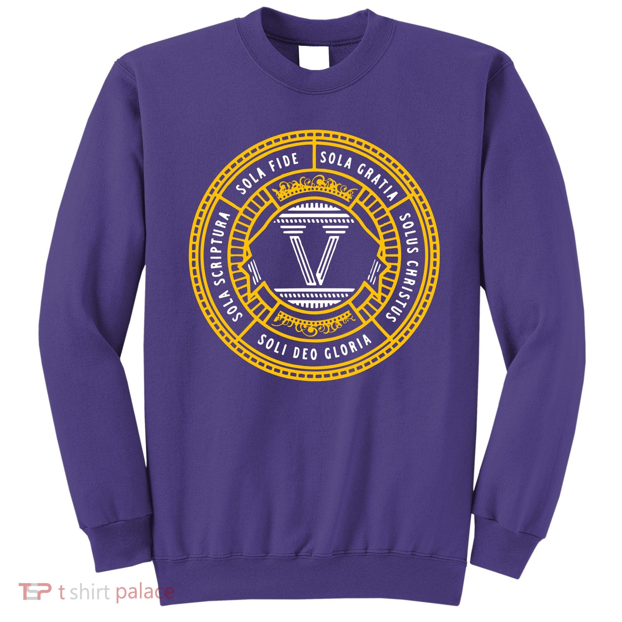 Sola Scriptura Protestant Christian Reformation 5 Solas Sweatshirt