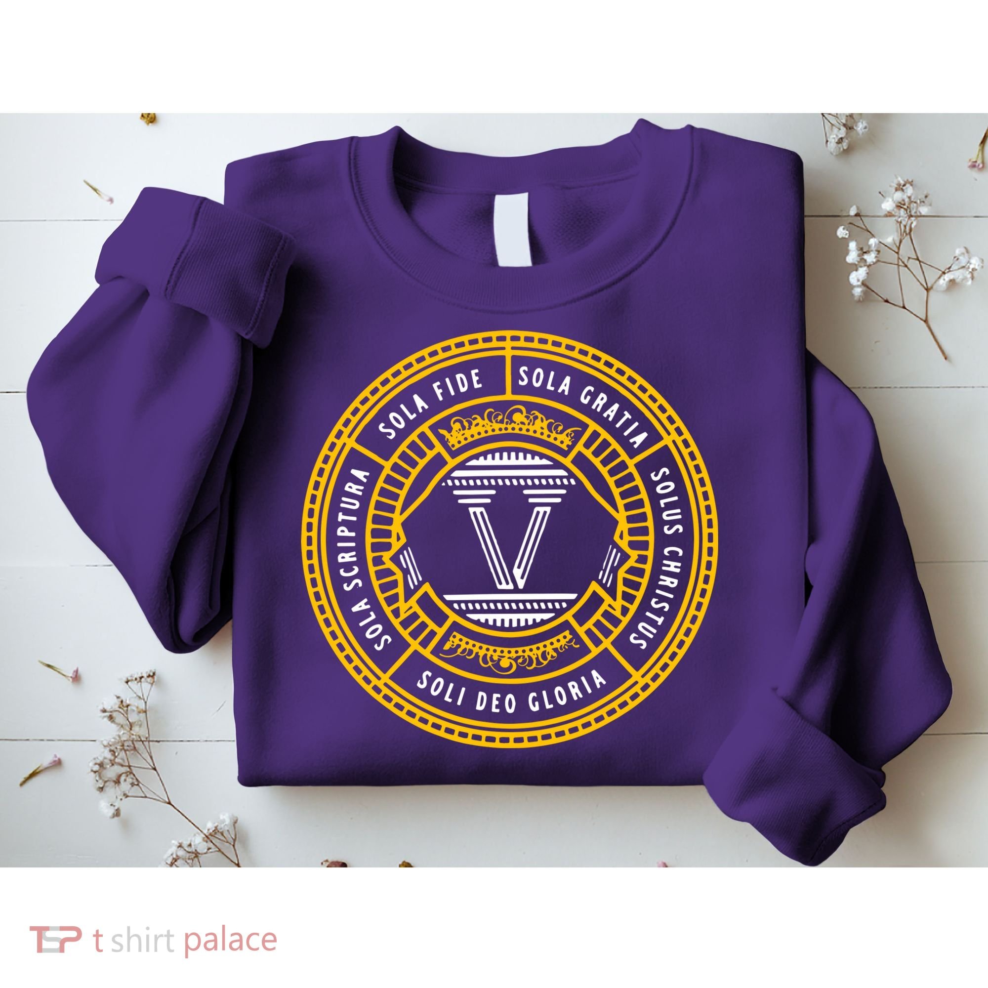 Sola Scriptura Protestant Christian Reformation 5 Solas Sweatshirt
