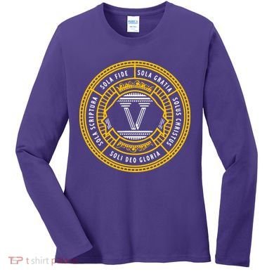 Sola Scriptura Protestant Christian Reformation 5 Solas Women's Long Sleeve Shirt