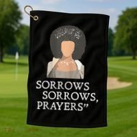 Sorrows Sorrows Prayers Golf Towel thumb 1