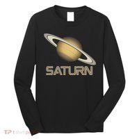 Solar System Planet Saturn Rings Outer Space  Long Sleeve Shirt thumb 0