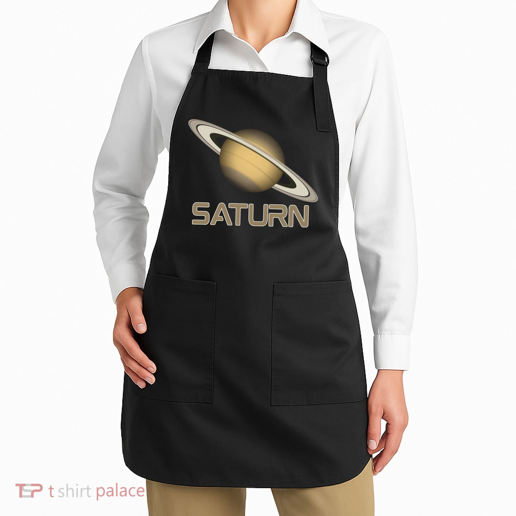 Solar System Planet Saturn Rings Outer Space  Apron