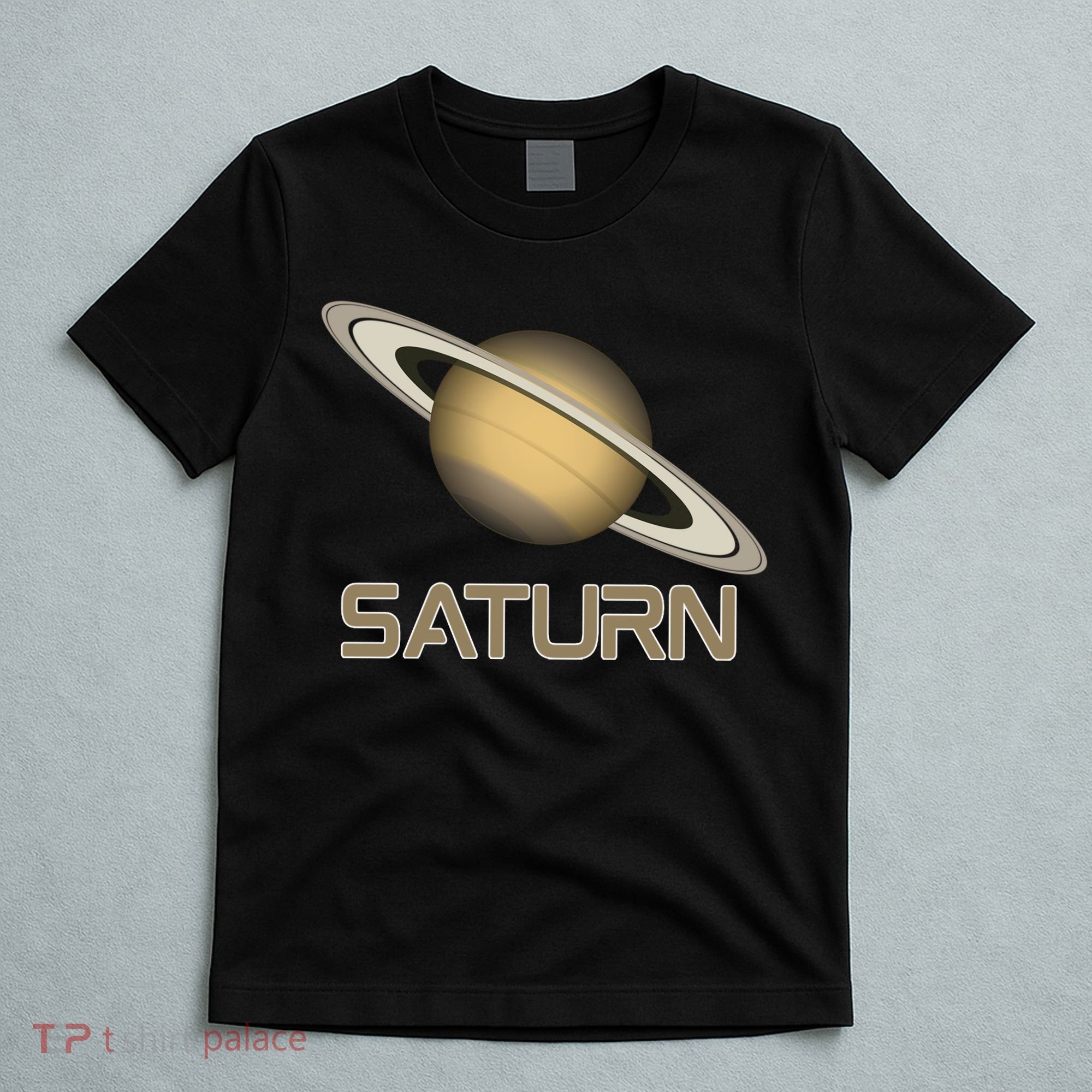 Solar System Planet Saturn Rings Outer Space  T-Shirt