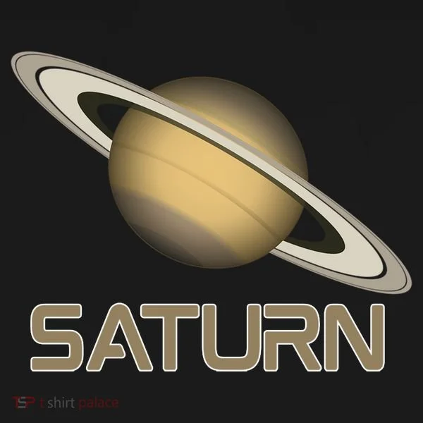 Solar System Planet Saturn Rings Outer Space  Button