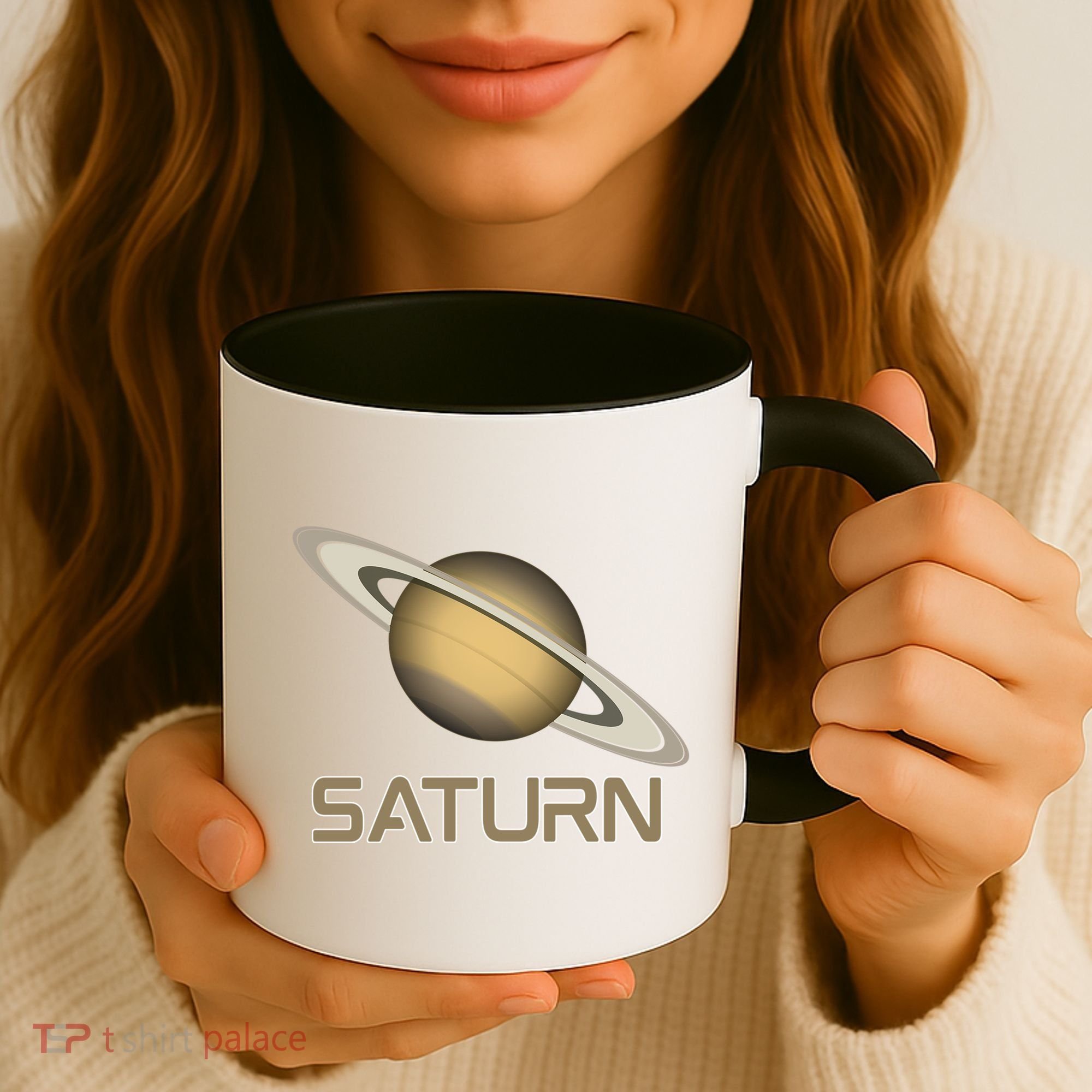 Solar System Planet Saturn Rings Outer Space  Coffee Mug