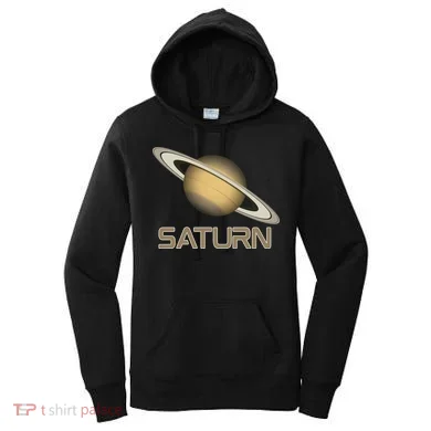 Solar System Planet Saturn Rings Outer Space  Women's Hoodie