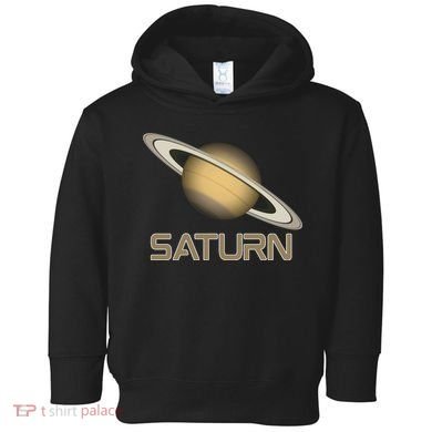 Solar System Planet Saturn Rings Outer Space  Toddler Hoodie