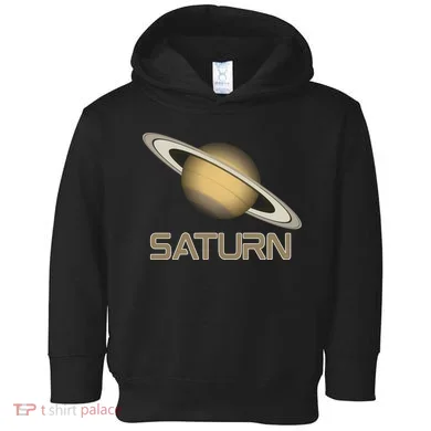Solar System Planet Saturn Rings Outer Space  Toddler Hoodie