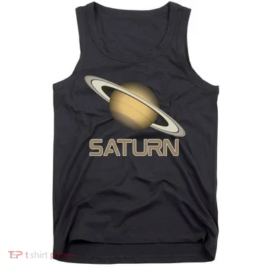 Solar System Planet Saturn Rings Outer Space  Tank Top