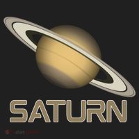 Solar System Planet Saturn Rings Outer Space  Golf Towel thumb 3