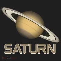 Solar System Planet Saturn Rings Outer Space  Golf Towel thumb 3