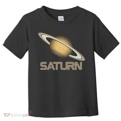 Solar System Planet Saturn Rings Outer Space  Toddler T-Shirt