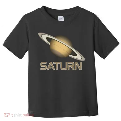 Solar System Planet Saturn Rings Outer Space  Toddler T-Shirt