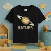 Solar System Planet Saturn Rings Outer Space  Toddler T-Shirt thumb 3