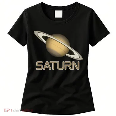 Solar System Planet Saturn Rings Outer Space Women's T-Shirt