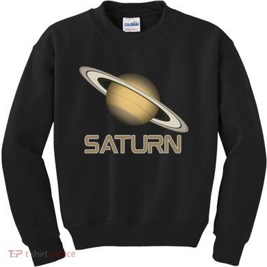 Solar System Planet Saturn Rings Outer Space  Kids Sweatshirt