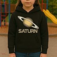 Solar System Planet Saturn Rings Outer Space  Kids Hoodie thumb 3