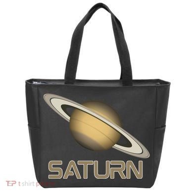 Solar System Planet Saturn Rings Outer Space  Tote Bag