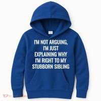 Sarcastic Siblings Quote Family Dynamics Gift Kids Hoodie thumb 0