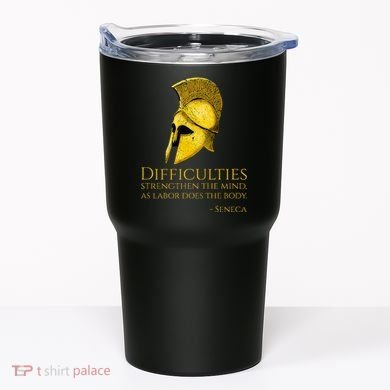 Stoicism Seneca Quote On Difficulties Stoic Philosophy Tumbler