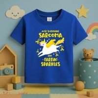 Sarcoma Survivor Quote Farting Unicorn Cancer Awareness Gift Toddler T-Shirt thumb 3