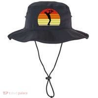 Sunset Saxophone Retro Saxophone Player Cool Gift Bucket Hat thumb 0