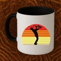 Sunset Saxophone Retro Saxophone Player Cool Gift Coffee Mug thumb 2