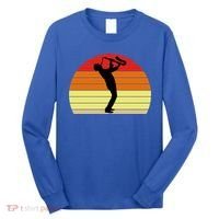 Sunset Saxophone Retro Saxophone Player Cool Gift Long Sleeve Shirt thumb 0