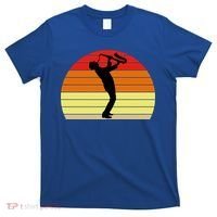 Sunset Saxophone Retro Saxophone Player Cool Gift T-Shirt thumb 0